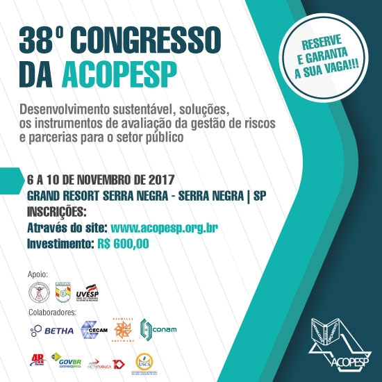 38º CONGRESSO DA ACOPESP