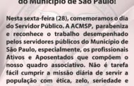 Parabéns Servidores Públicos do Município de São Paulo!