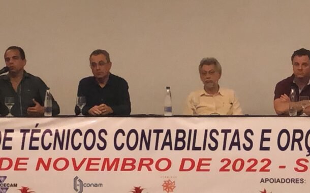 Professores Moacir e Valmir Leôncio participando do Congresso ACOPESP 2022.