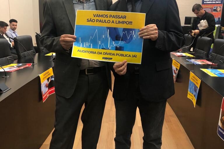 ACMSP na ALESP, representando o Fórum das Entidades Municipais de São Paulo na Audiência Pública sobre a Dívida do Estado de SP