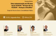 Palestra Online - 60 anos da Lei 4320/64 - Avanços e Desafios