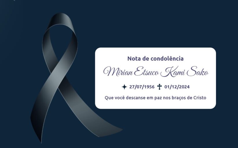 Nota de Falecimento: Mirian Etsuco Kami Sako