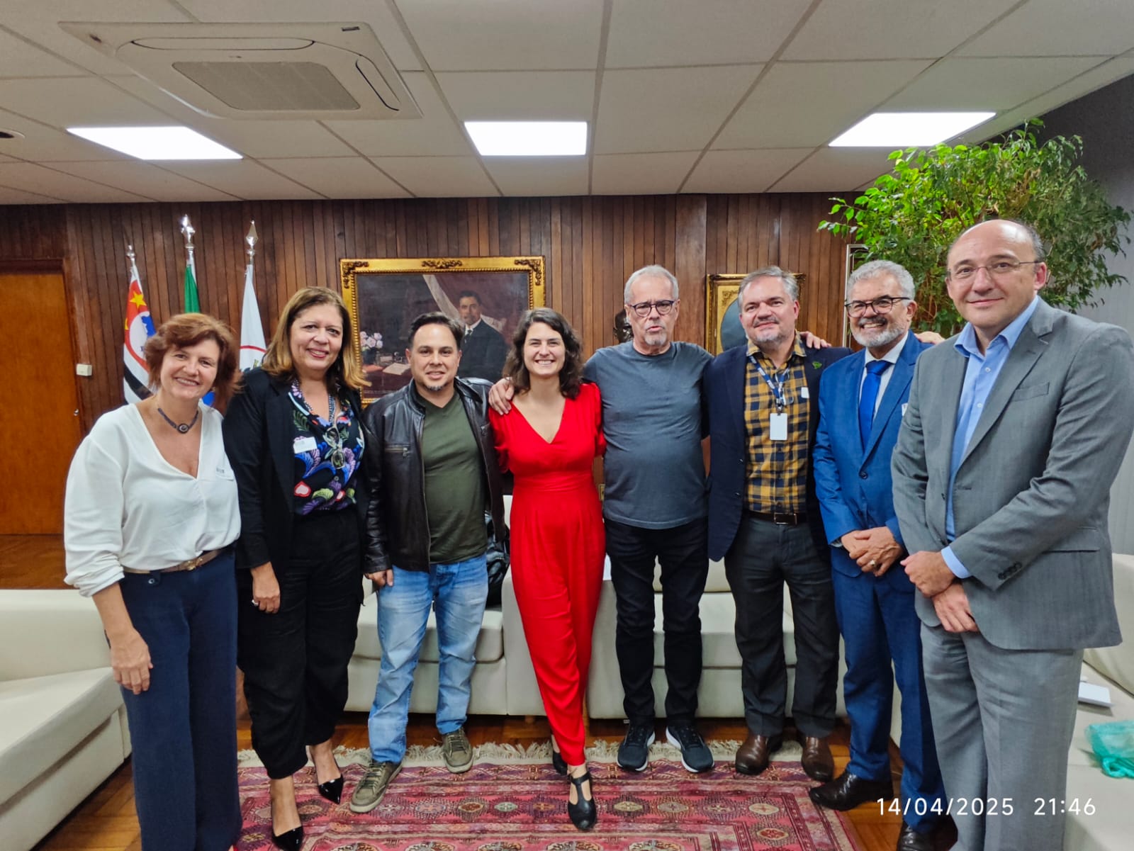 Reunião com o Presidente da Câmara, vereador Ricardo Teixeira, para tratar da Revisão Geral Anual de 2025.